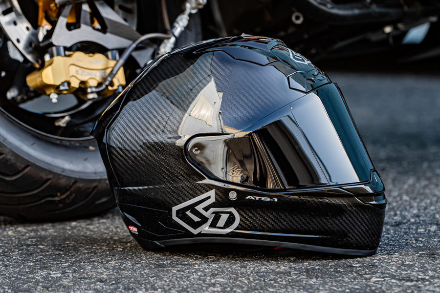6d helmet sport bike the ATS ATR-3 Solid