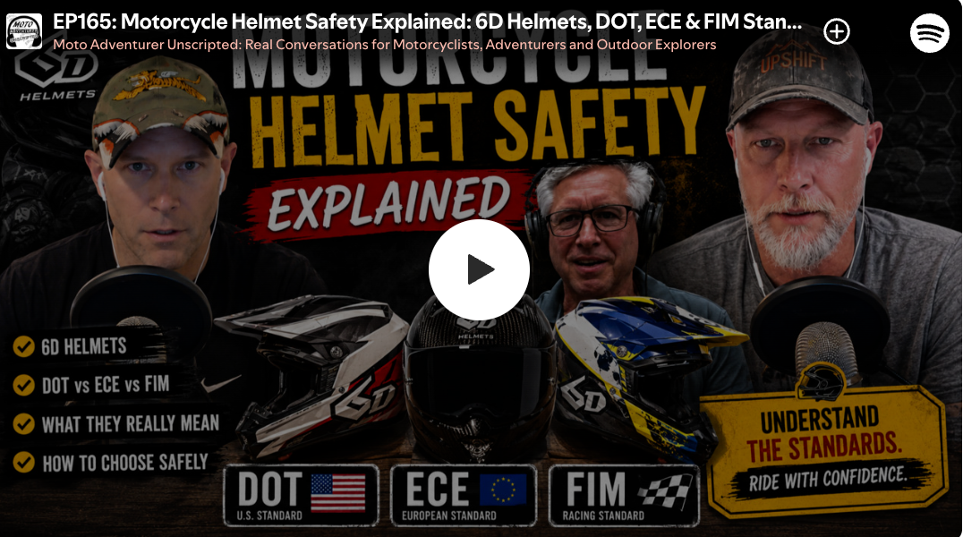 Helmet Safety Explained - Moto Adventurer Podcast