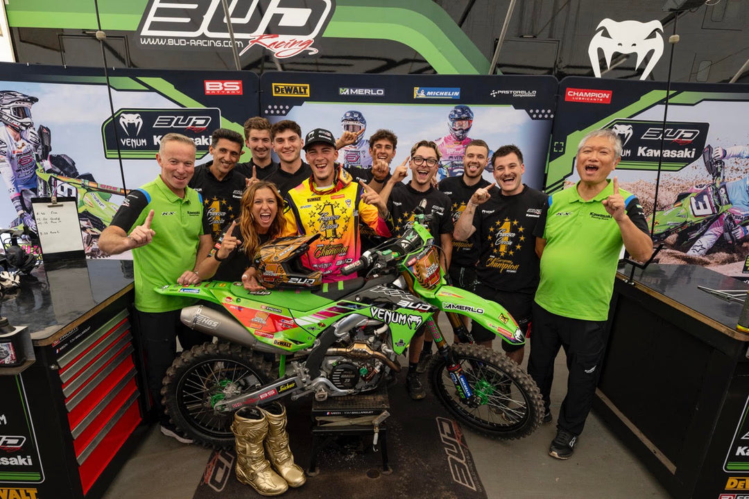 6D Rider Francisco Garcia And The Venum Bud Racing Kawasaki Team Crowned 2026 EMX250 European Champions!