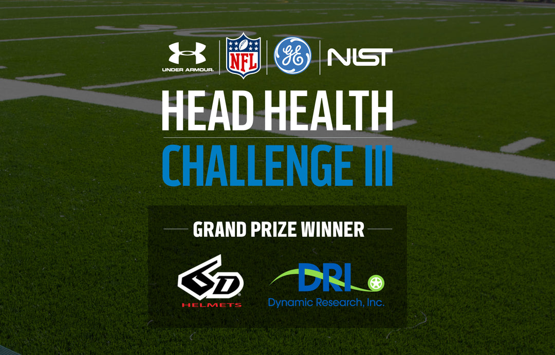 6D Helmets and Dynamic Research Win Grand Prize Award in Prestigious Head Health Challenge III