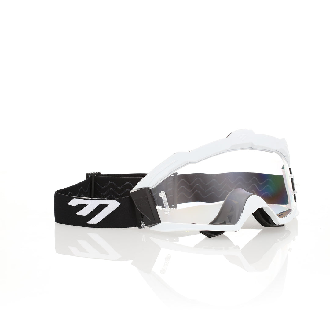 Max R Goggle – White/Black, Clear Lens